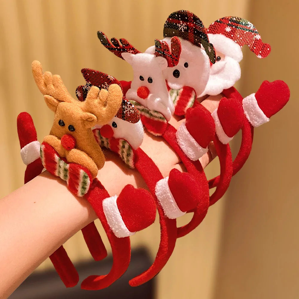 5-Pack Christmas Headband Set – Cute, Festive & Perfect Holiday Parties