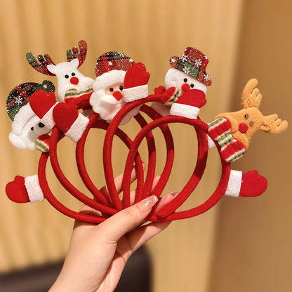 5-Pack Christmas Headband Set – Cute, Festive & Perfect Holiday Parties