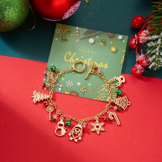Christmas Charm Bracelet – Festive Holiday Gift for 2025