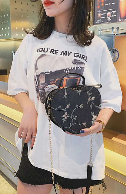 Heart-Shaped Ivy Handbag – Romantic Style Meets Everyday Elegance